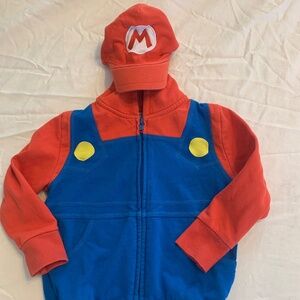 Youth XXS Super Mario hoodie Nintendo licensed